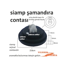 Siamp Gömme Rezervuar İç Takım Şamandıra Contası Flatör Contası O Beyaz - Siyah