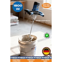 Böhrer Ba011301 Elektrikli 7000d/dk 1800w 220v Pro Serisi Boya Harç Karıştırıcı