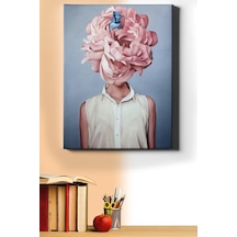 Webstyle Sayılarla Boyama Seti Kasnaklı Çiçek Kadın 7 50 X 65 Cm