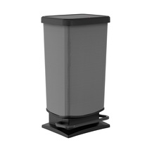 Paso Pedallı Çöp Kutusu 40l Karbon Metal