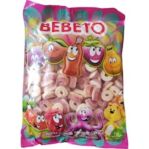 Bebeto Şeftali Halkası Meyve Aromalı Yumuşak Şeker 1 KG