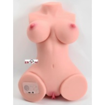 Erofoni Usb Şarjlı 22 Cm Sesli Kulaklıklı 2 İşlevli Realistik Titreşimli Yapay Suni Vajina Anüs Mastürbatör