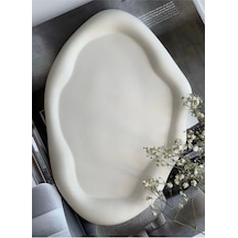 Dekoratif Bulut Tabak, Bulut Tabak, Dekoratif Takı Tabağı, Dekoratif Tabak 24 Cm