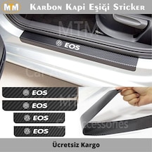 Volkswagen Eos Karbon Kapı Eşiği Sticker (4 Adet)