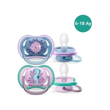 Philips Avent Ultra Aır Kız Bebek 2'li 6-18 Ay Emzik Scf085/61