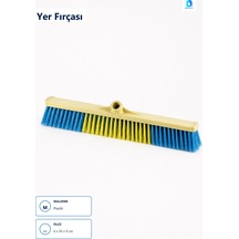 Yer Fırçası 50 Cm Çok Renkli Plastik