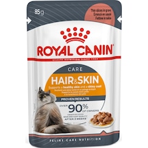 Royal Canin Hair Skin Gravy Soslu Pouch Yetişkin Kedi Yaş Maması 12 X 85 Gr