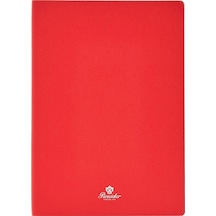 Pineider Defter Milano 14.5x21 Cm Fu Silver Cnr1s099107601 Kırmızı