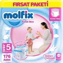 Molfix Külot Bebek Bezi 5 Numara Fırsat Paketi 44 x 4 176 Adet 4'lü