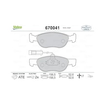 Fiat Punto On Fren Balatasi 1.3 Multijet 2004-2008 Valeo 670041