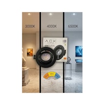 3 Renk Cct Led Spot 3000k-4000k-6500k Siyah Kasa - 927126296 Diğer