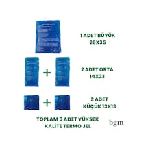 Bgm Sıcak Soğuk Termo Jel Seti 5'li