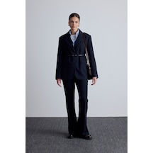 Manuka Klasik Kesim Blazer Ceket Lacivert Lacivert
