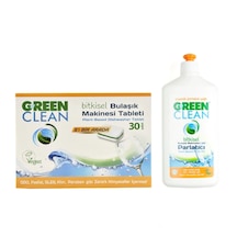 U Green Clean Bitkisel Bulaşık Makinesi Deterjanı 30 Tablet + Parlatıcı