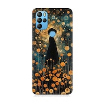 General Mobile Discovery Gm21 Pro Uyumlu Yalnız Kadın Desenli Silikon Kılıf