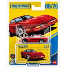 Matchbox Collectors 1990 Chevy Corvette Zr1 08/20 Metal Model Araba Diecast Kırmızı