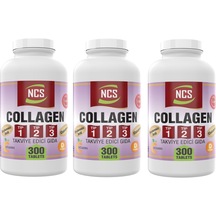 Ncs Collagen Kolajen Tip 1-2-3 Hyaluronic Acid 3 X 300 Tablet