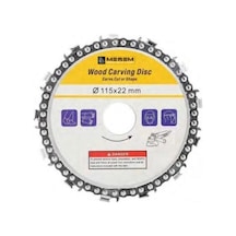 Meşem Zincirli Ahşap Testere 115x22 MM- Dairesel Ahşap Oyma Diski