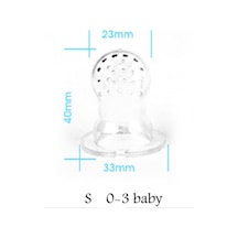 Bebek Emziği Bebek Maması Isırma Çantası Meyve Ve Sebze Yemekten Mutlu Meyve Emziği Tamamlayıcı Gıda Isırma Diş Kaşıyıcı Azı Dişleri Şeffaf