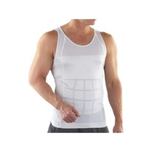 My Korse Karın Toparlayıcı Bel Ve Göğüs Toplayıcı Slim Fit Erkek Korse Atlet Beyaz Korse Beyaz