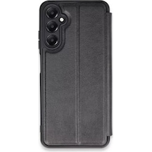 Newface Samsung Galaxy S24 Fe Kılıf Flip Cover - Siyah