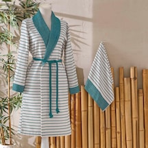 Taç Bambu Dreams Bornoz Set Petrol S/m 000000001500215661 Petrol