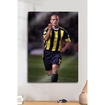 Metal Tablo, Sporcu, Futbol Hediyelik Tablo - Alex De Souza, Fener F.b.