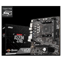 Msı A520m-a Pro Ddr4 4600/1866mhz M.2 Matx Am4-44241