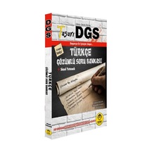 Tasarı Dgs Türkçe Çözümlü Soru Bankası