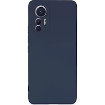 Newface Xiaomi Mi 12 Lite Kılıf Nano İçi Kadife Silikon - Lacivert