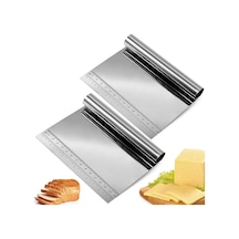 Jouis Hamur Kesici Çelik,metal Hamur Sıyrıcı,pasta Sıyırma Aparatı,hamur Dilimleyici,pasta Ve Pastacılık İçin Çelik Şekillendirici Ve Hamur Porsiyonlayıcı