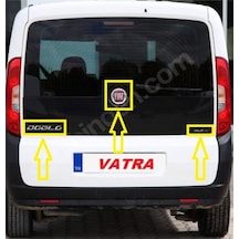 Doblo Combi 1.6 Multijet Maxi Easy 2017-2023 Doblo Ve Multijet Krom Bagaj Yazı Ve Arma Set