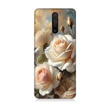 Xiaomi Poco X2 Uyumlu Krem Beyaz Güllerin Sessizliği Desenli Silikon Kılıf Çok Renkli Xiaomi Poco X2 Uyumlu Krem Beyaz Güllerin Sessizliği Desenli Silikon Kılıf Çok Renkli