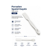 Porselen Spatül Kaşıklı 120mm