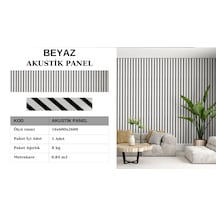 Mdf Akustik Duvar Paneli 60 Cm X 260 Cm