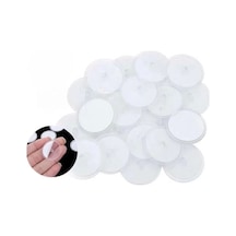 20 Adet Şeffaf Yuvarlak 3 Cm Çaplı Güçlü Disk Yapışkanlar Rekli