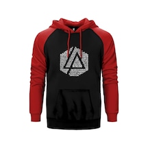 Linkin Park Sleeveless Kırmızı Renk Reglan Kol Kapşonlu Sweatshirt Kırmızı
