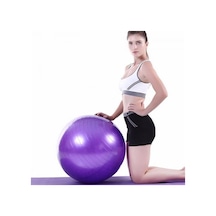 Cosfer Pilates Topu 55 CM Mor Yoga Pilates Jimnastik Topu
