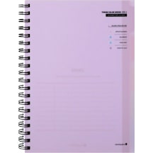 Morning Glory 8000 Çizgili Defter 26,2x19 Cm Açık Pembe 11210-88729