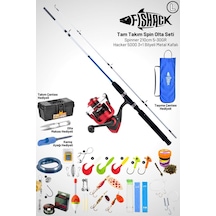 Tam Takım Spin Olta Seti - 210cm Kamış 5-30gr / 5000'lik 3+1bb Makine - L - At-çek Olta Takımı