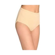 Kadın Pamuklu Ribana Geniş Bel Kalın Lastik Bato Külot 6'lı Paket 001