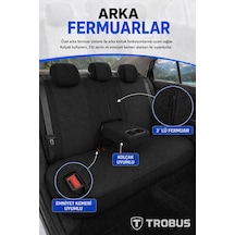 Ford Kuga 2008-2012 Bel Destekli Tay Tüyü Koltuk Kılıfı Velar Ser