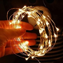 Alshop 5 Metre Gün Işığı Peri Led Pilli Gün Işığı