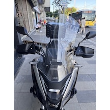 Zeus Motor 2025-2026 Honda Nc 750 X Uyumlu Ön Cam Şeffaf Renk