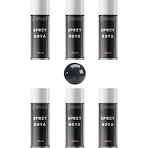 6 Adet Ral 7016 Mat Antrasit Gri Sprey Boya 400 Ml.