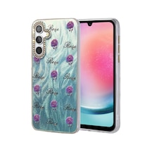 Samsung Galaxy Uyumlu A24 4g Kılıf Blade Aynalı Desenli Kapak - Desen 9 renkli