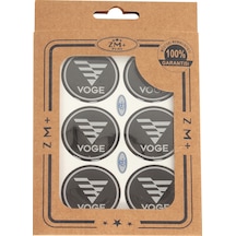 Voge Metalize Koruma Takozu Damla Etiket Sticker Çap Ø39.00mm