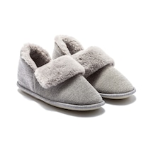 Twigy Martha Kadın Peluş Ev Botu Gri 37/41 Gri