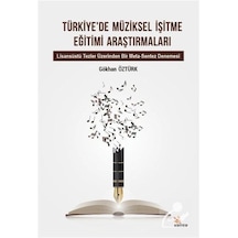 Mercankitap-Türkiye'De Müziksel Işitme Eğitimi Araştırmaları Alt Baslık: L...