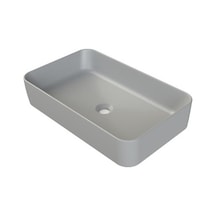 Mat Gri Lavabo, 60x38 Cm Ve Estetik Görünüm 508 Yeşil
